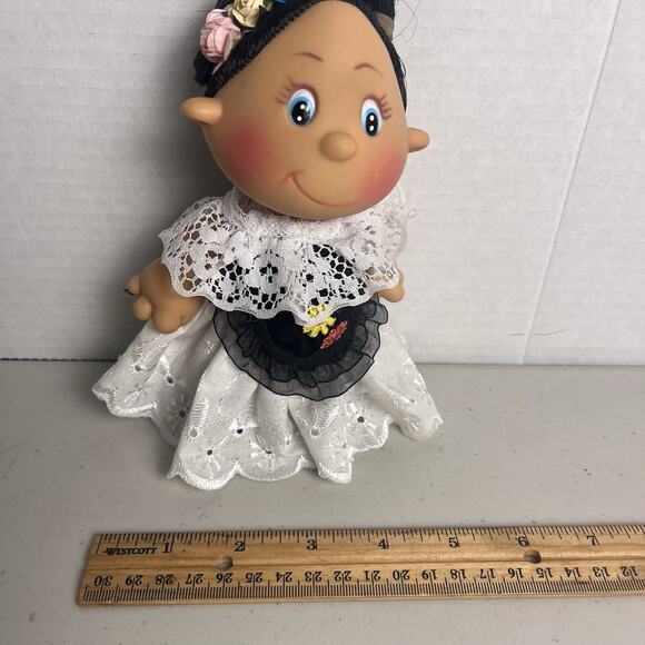 Mexican Doll Pituka Veracruzana Traditional Folk Muñeca Handmade Mexico - Picture 12 of 16